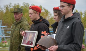 Новости: В Новомихайловке захоронили останки земляка, погибшего на фронте в 1942 году